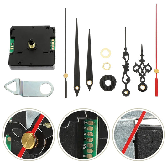 Radio Controlled Clock Movement Dcf Quartz Silent Mechanism Diy Wall Clock Replacement Parts Metal Hands Included Clock