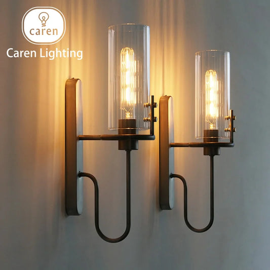 Caren Lighting Light and Shadow Symphony Modern nordic wall lamp e27 glass mounted indoor home hotel bedroom decorative interior