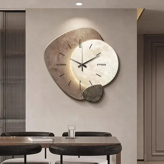 Modern Clock With wall Light Design Clock Minimalism Wall Clocks wall lamp Living Room Mechanism Silent Wall Clocks Home Decor