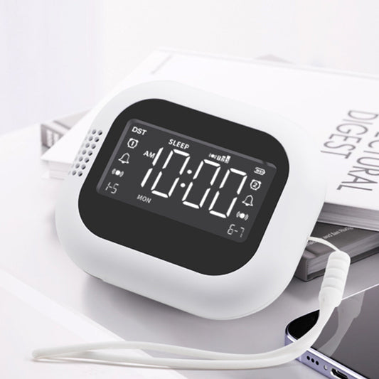 Vibrating Alarm Clock Wireless Loud Alarm Clock With White Noise Deep Sleep Digital Travel Clock Snooze function Alarm Clock