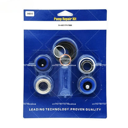 Airless Sprayer Packing Kit 244194 248212 248213 249123 Repair Kit Airless 395 695 1095 7900 Piston Pack Kit Maintance Pump Part