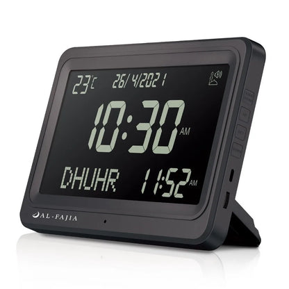 Larger LCD Screen Azan Clock 8 Athan Sounds Multi-languages Hijir Gregorian Calendars Muslim Prayer Desk Alarm Clock Gifts