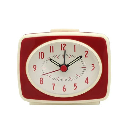 Nordic Alarm Clock for Student Battery-Powered Desktop Decoration Clock Home Gifts Glow in The Dark with Fluorescent Hands 2025