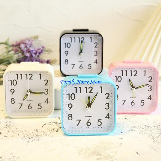 P0UF Simple Alarm Clock Multipurpose Decorative Clock Ornament Crafts Accessory for Children Girl Boys Bedroom Decoration
