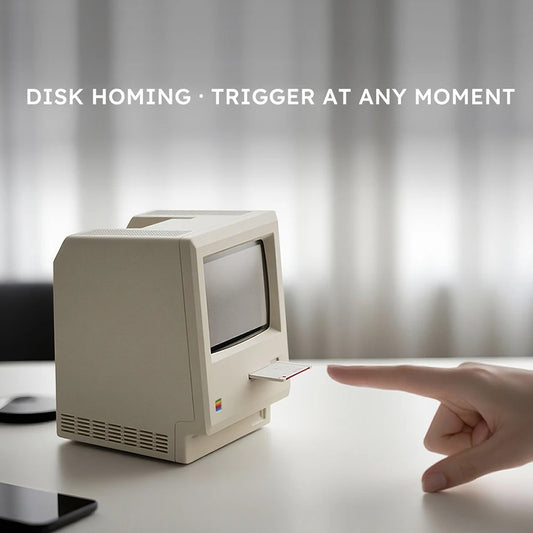 60 hours Standby Retro Maclock Alarm Clock Student Specific Wake-Up Artifact Desktop Decor Electronic Display Creativity Clock