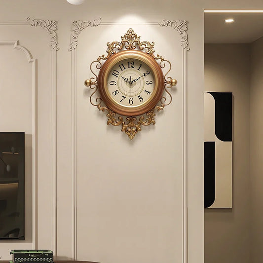 Italian Design Modern Wall Clocks Decoration Silent Retro Living Room Wall Clocks Bedroom Simple Home Decor Reloj De Pared LLWC