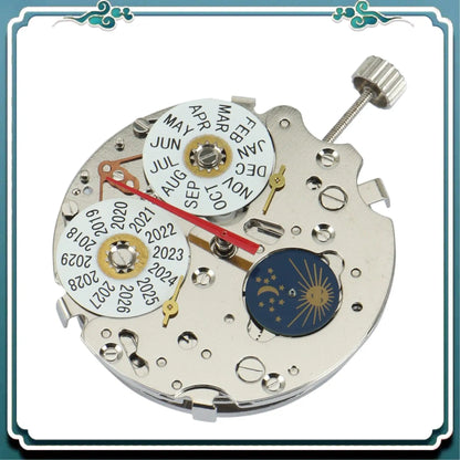 Premium Multifunctional Moon Phase Day Date Seagull ST1655 Automatic Mechanical Movement