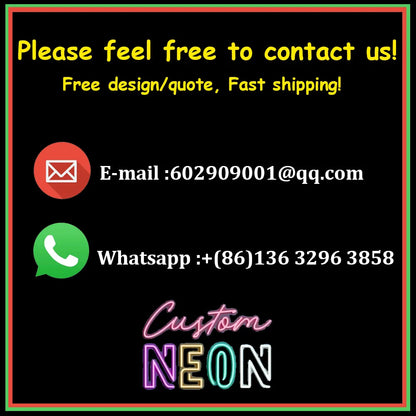 Private Custom Neon Signs Dimmable LED Light for Family Birthday Bar Wedding Party Company Business Logo Neon Sign Night Lights