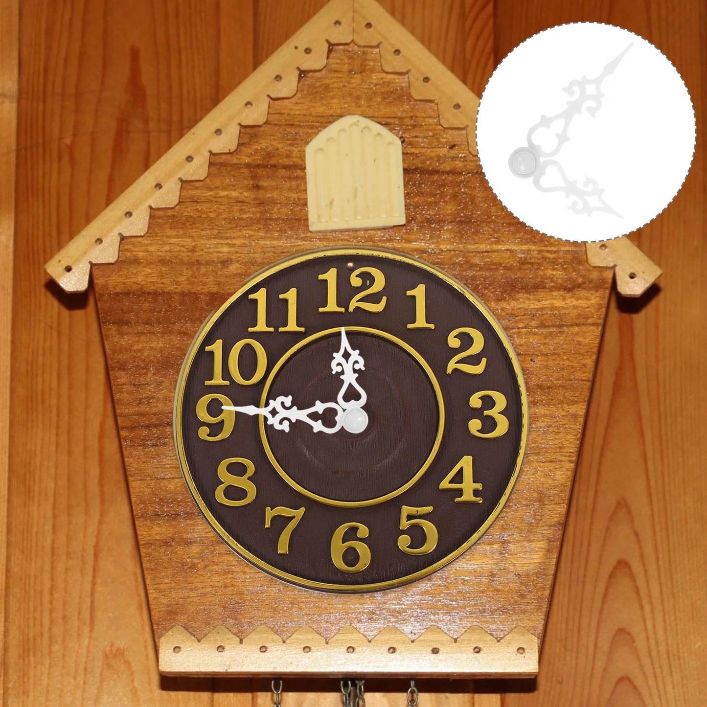 Clock Hands Replacement DIY Wall Clock Hands Accurate Quiet Movement Durable Plastic Parts Accessories Movement Pointers