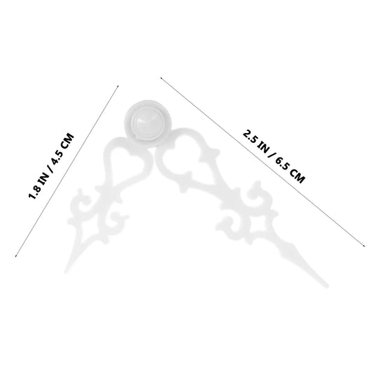 Clock Hands Replacement DIY Wall Clock Hands Accurate Quiet Movement Durable Plastic Parts Accessories Movement Pointers