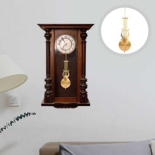 Quartz Clock Pendulum Replacement Metal Wall Clock Pendulum Part Simple Design for Living Room Bedroom Library Use