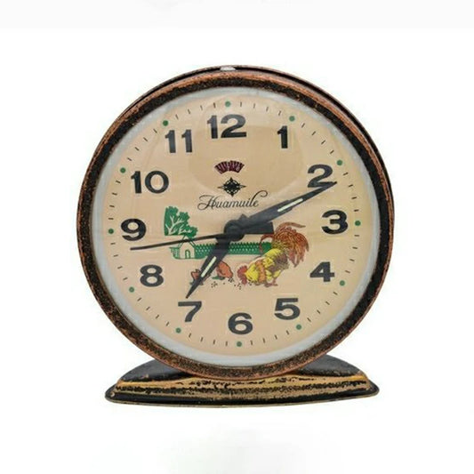 Mechanical Alarm Clock Retro Metal Desktop Clocks Child Bedroom Bedside Table Watches Loud Volume Cute Home Decor Items Gift